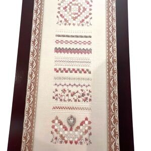 Lisa Steele Designs Cross Stitch Embroidery Sampler Pattern GARDEN DREAMS (1999)